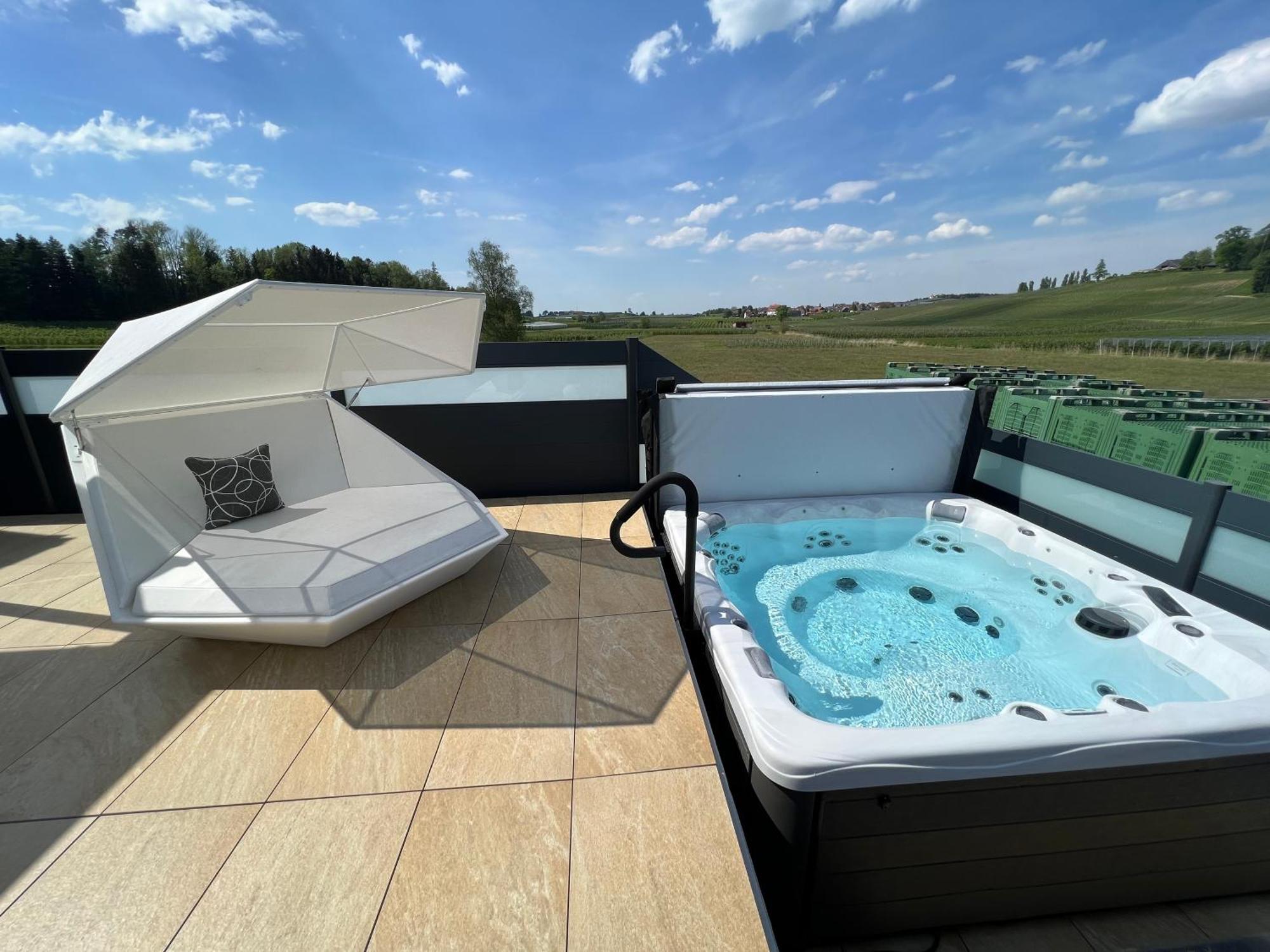 Poolhaus Bodensee Ideal Fuer Geschaeftsreisende Wasserburg Luaran gambar